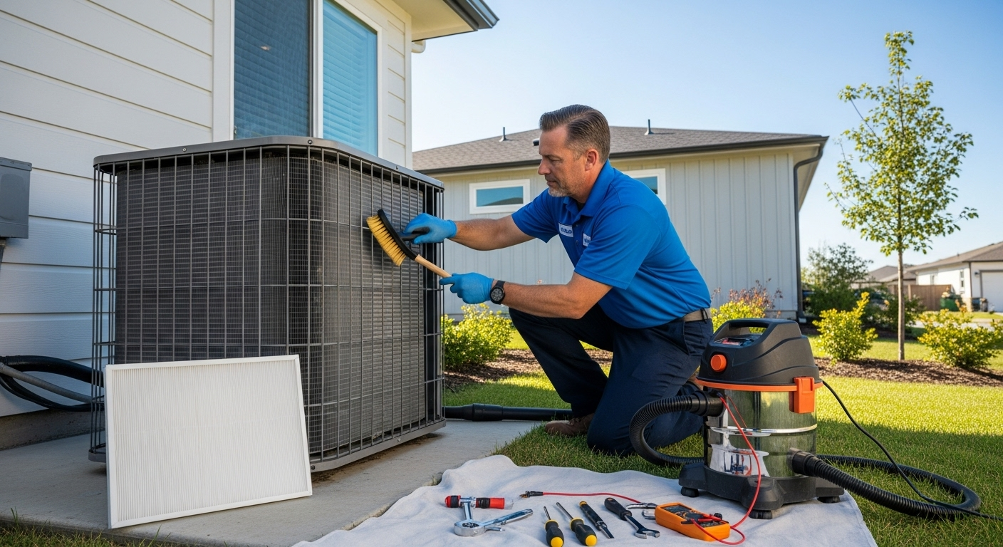Air conditioning maintenance and cleaning repair guide