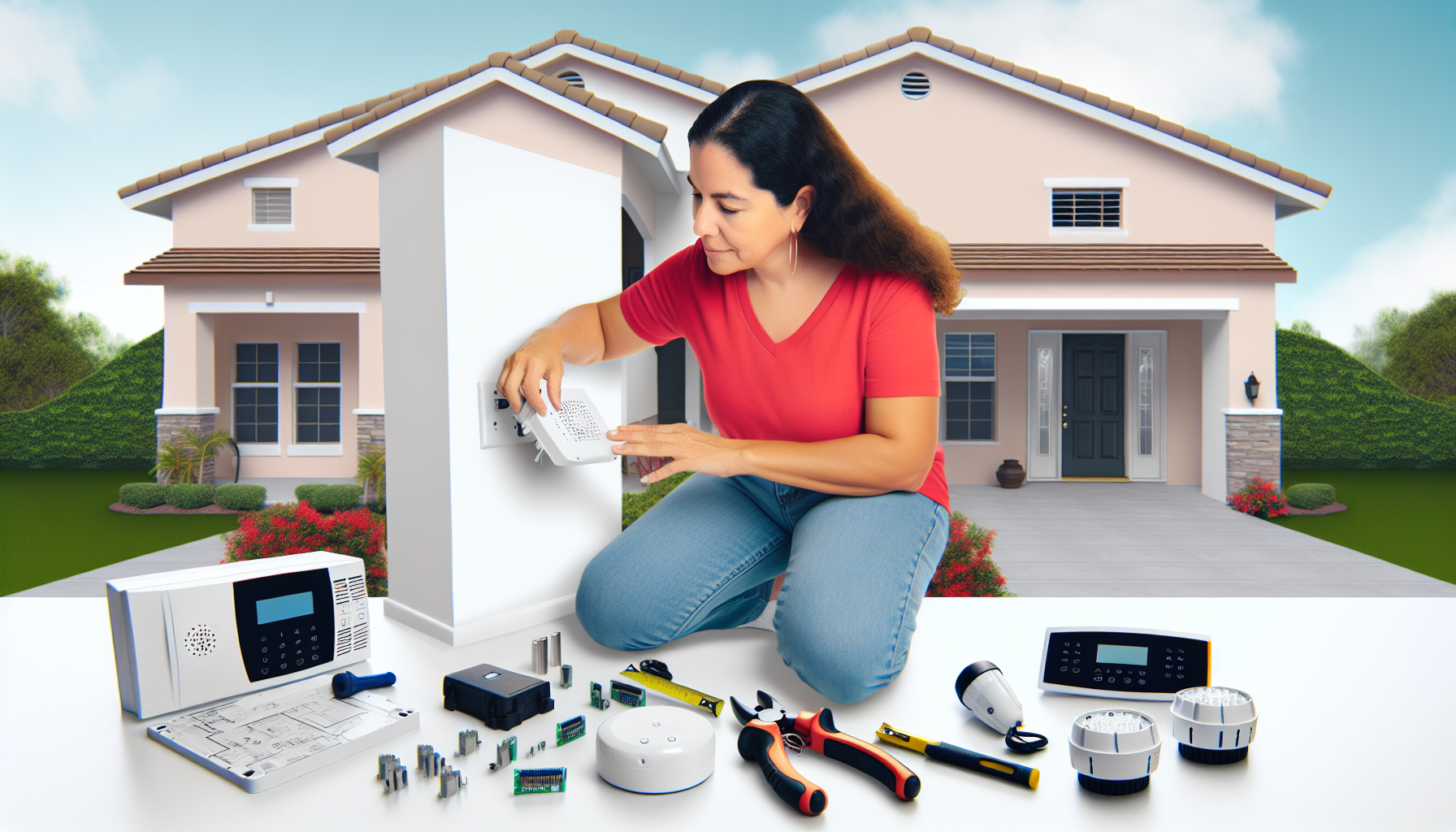 Home alarm system installation repair guide