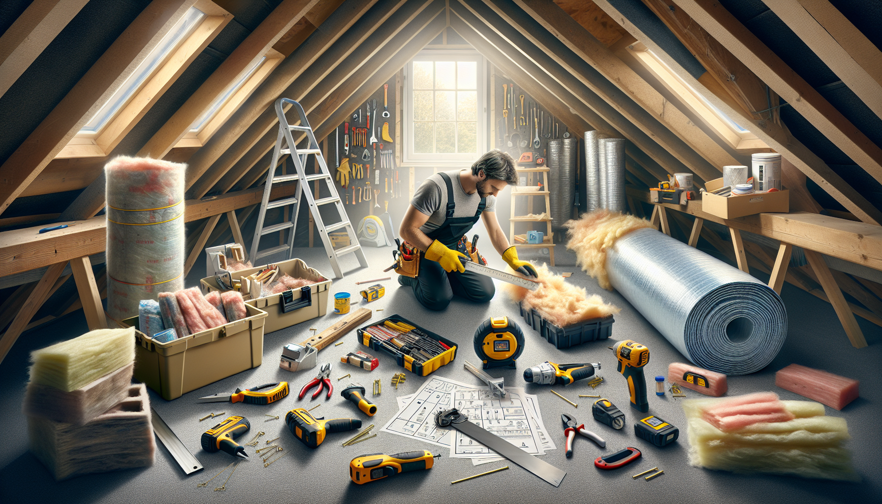 Attic insulation installation and upgrade repair guide