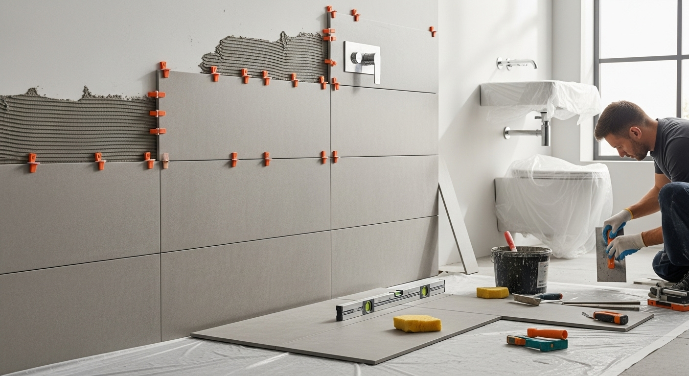 Bathroom tile installation repair guide