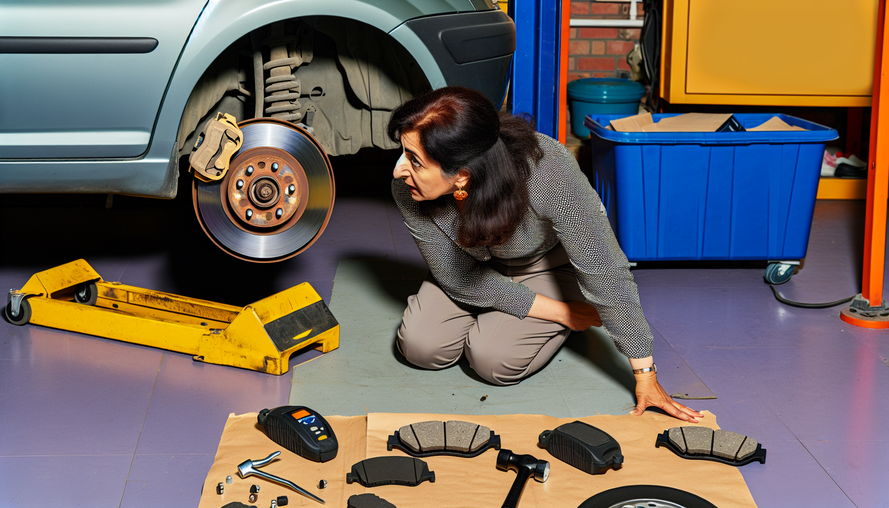 Brake pad inspection and replacement repair guide