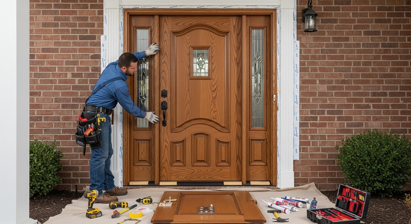 Entry door installation and repair repair guide