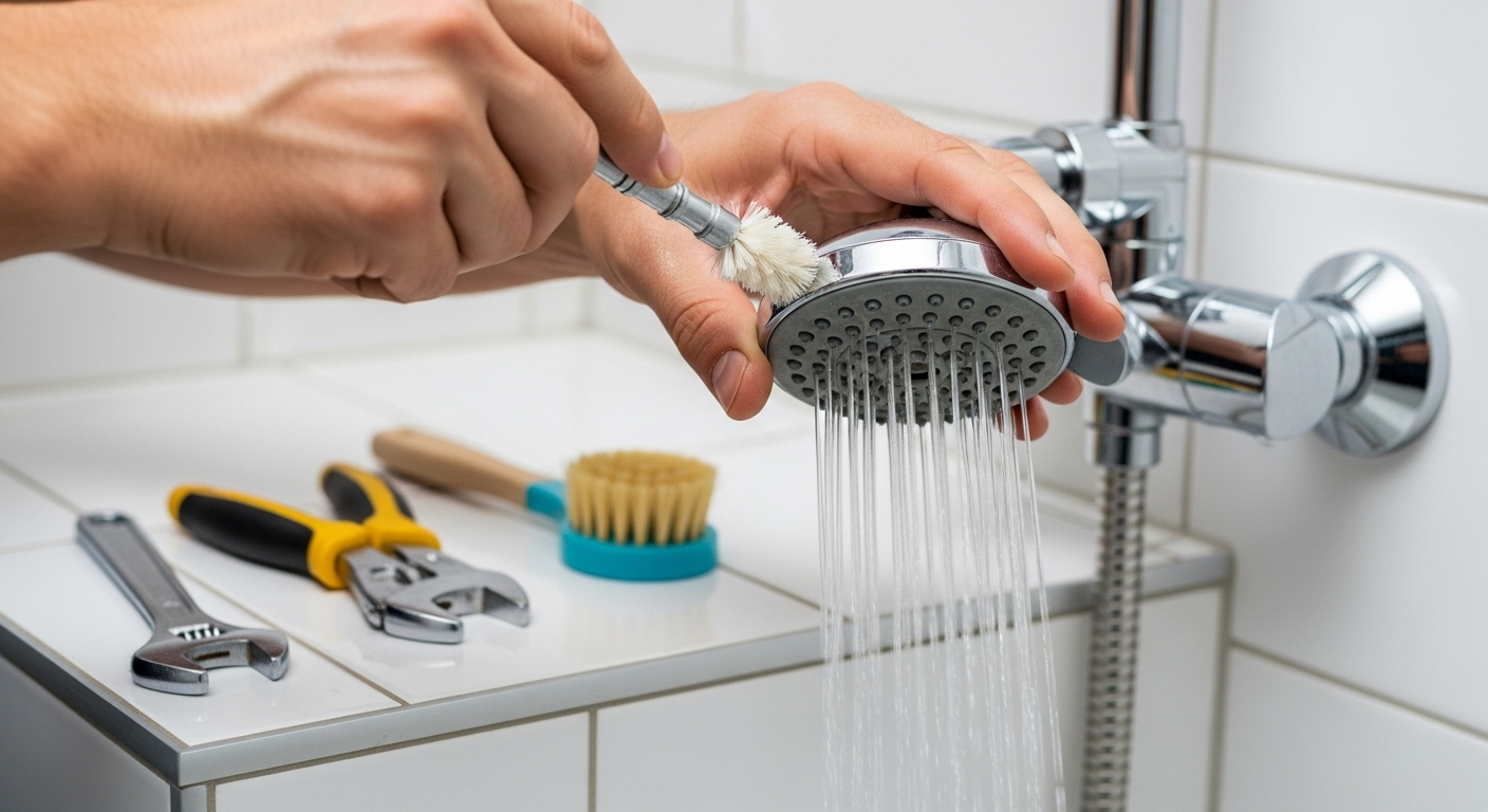 Low water pressure in shower head repair guide