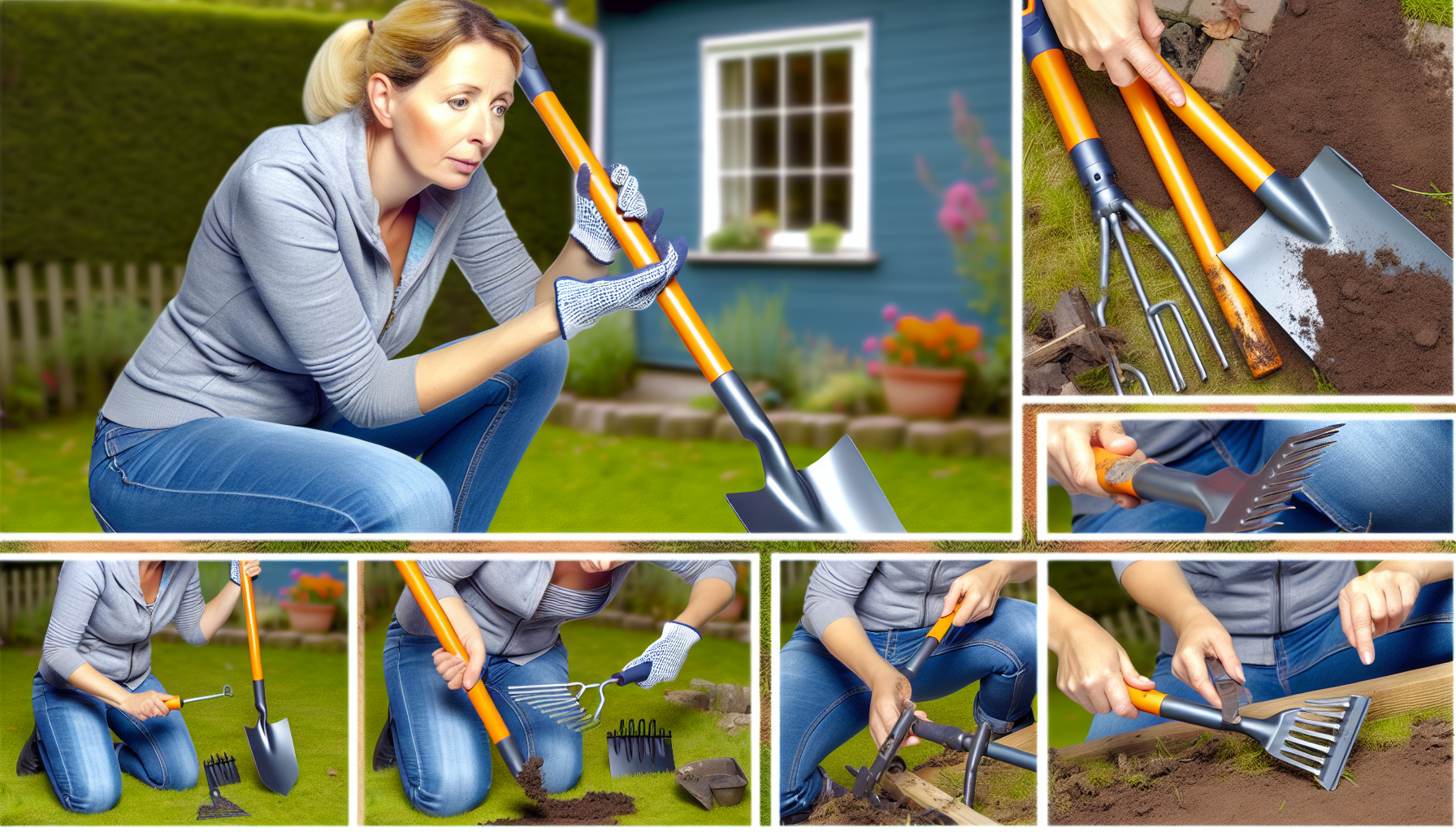 Garden tool maintenance and repair repair guide