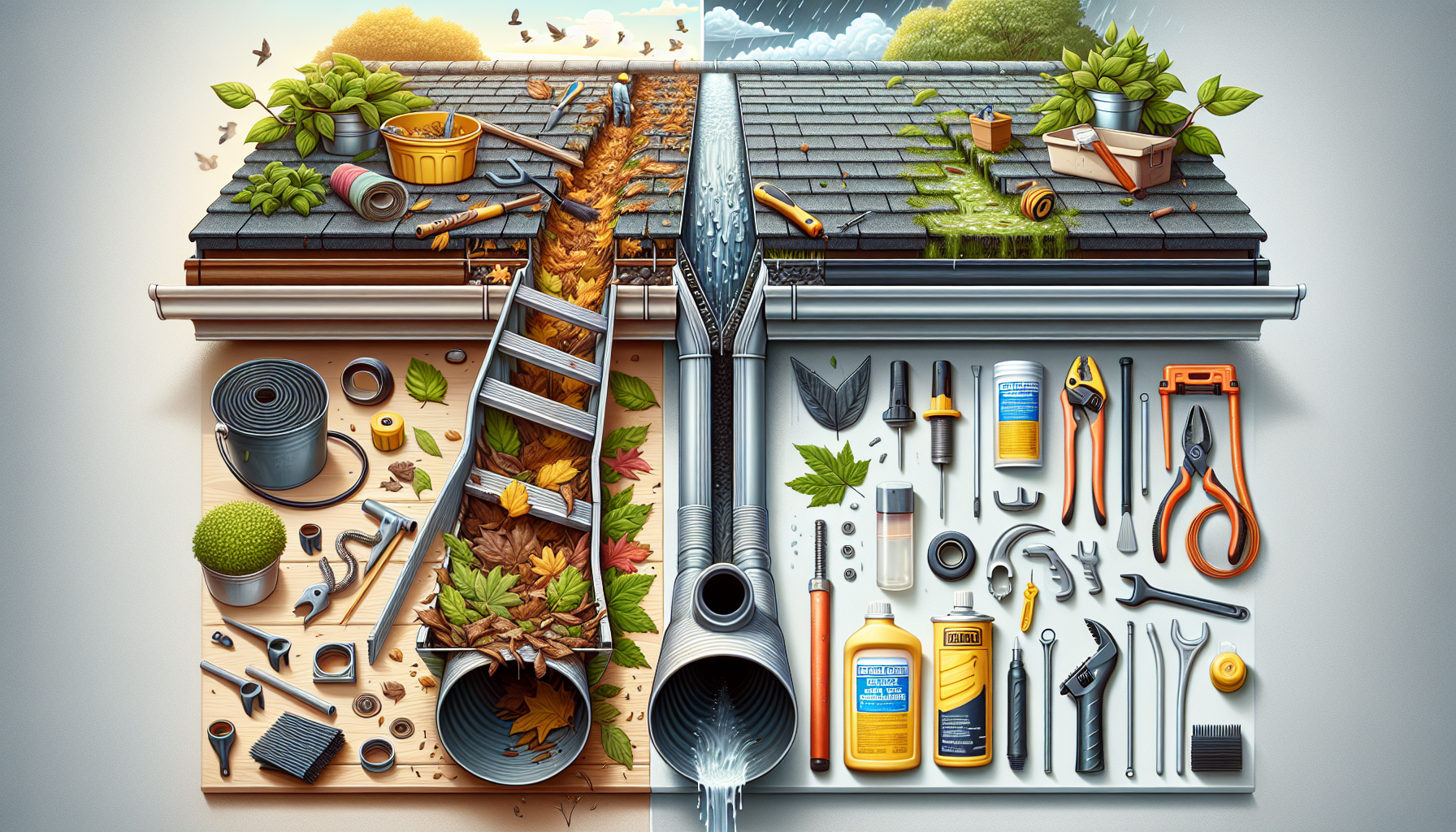 Gutter cleaning and seasonal maintenance repair guide