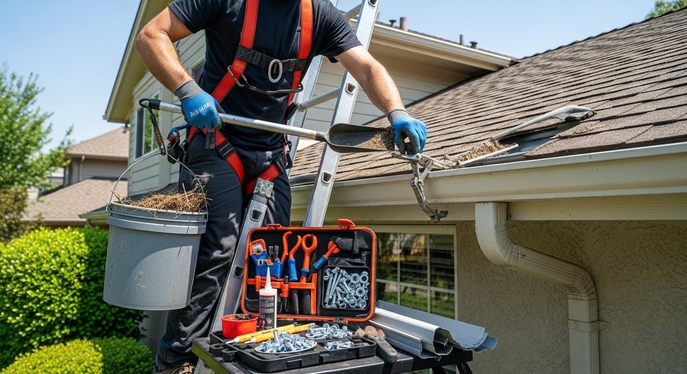 Gutter cleaning and repair repair guide