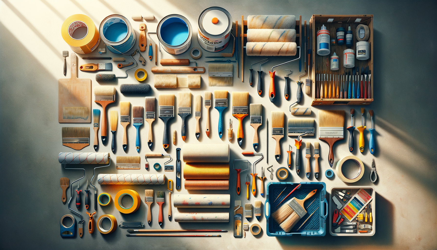 Painting tools and surface prep repair guide