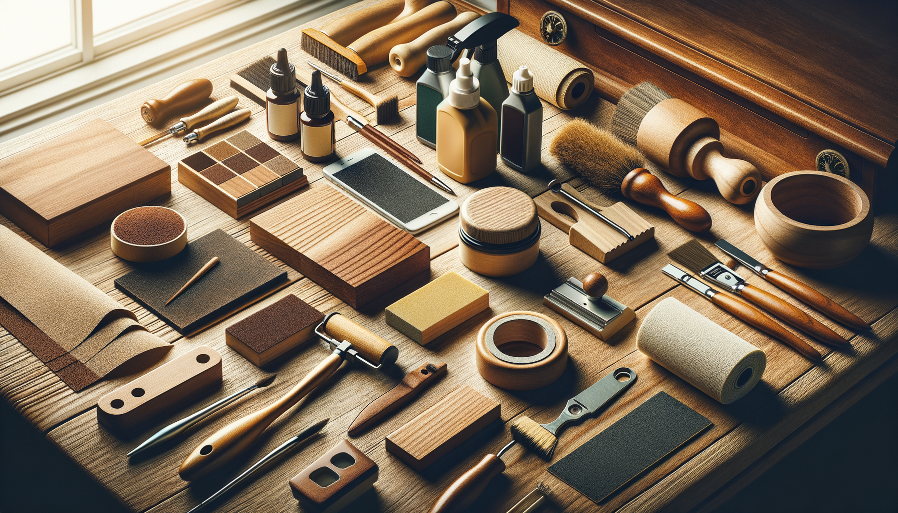 Scratches on wood furniture repair guide