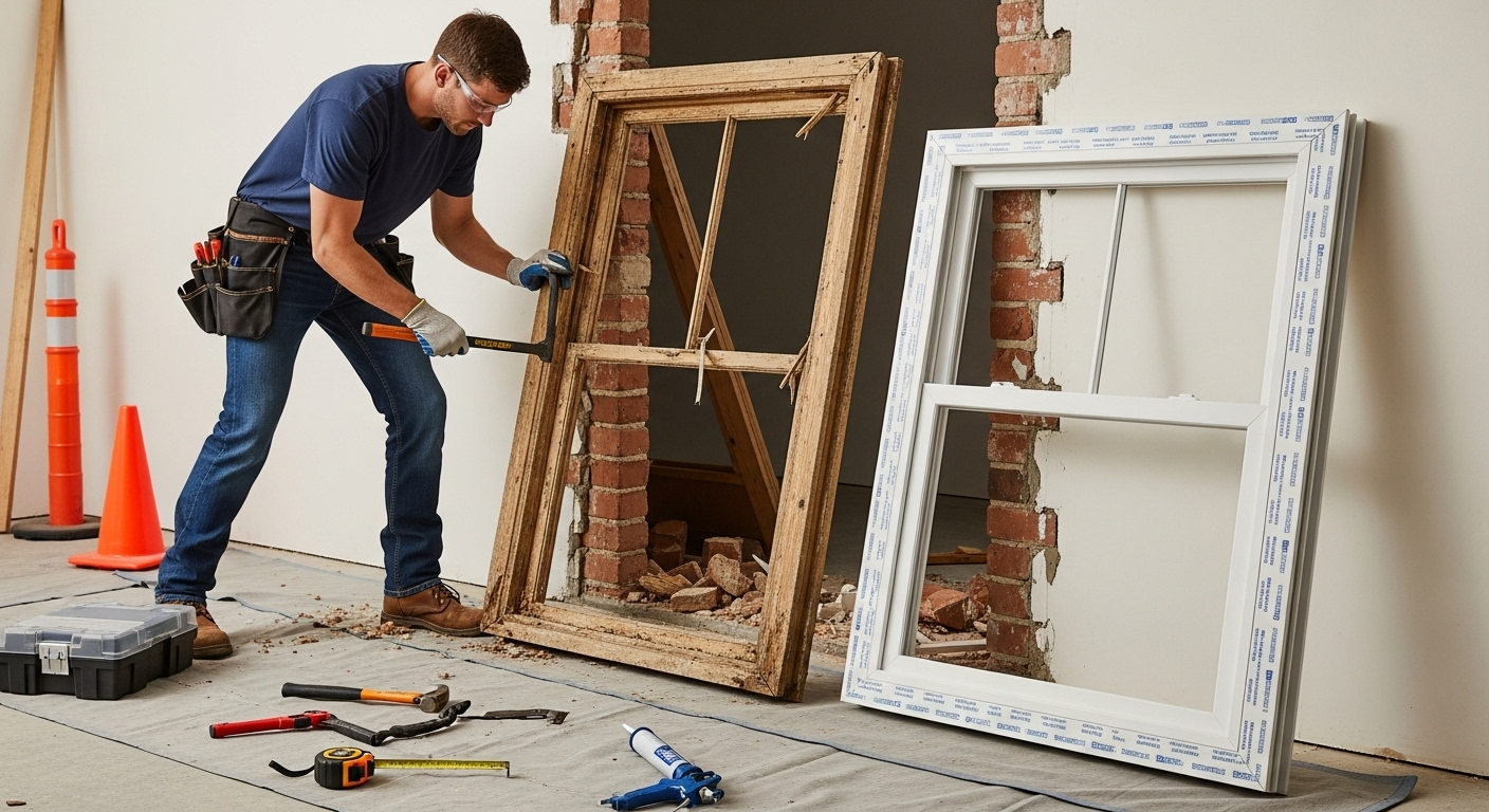 A window frame repair guide