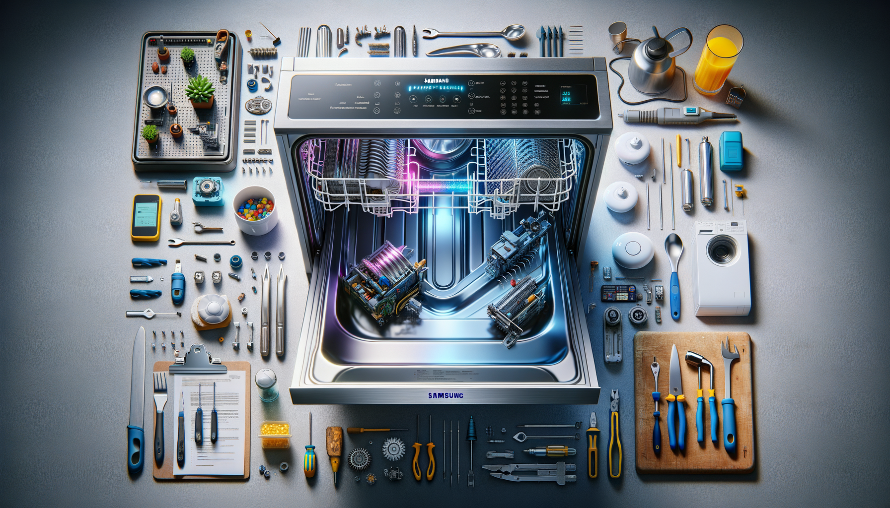 Samsung dishwasher heavy error code repair guide
