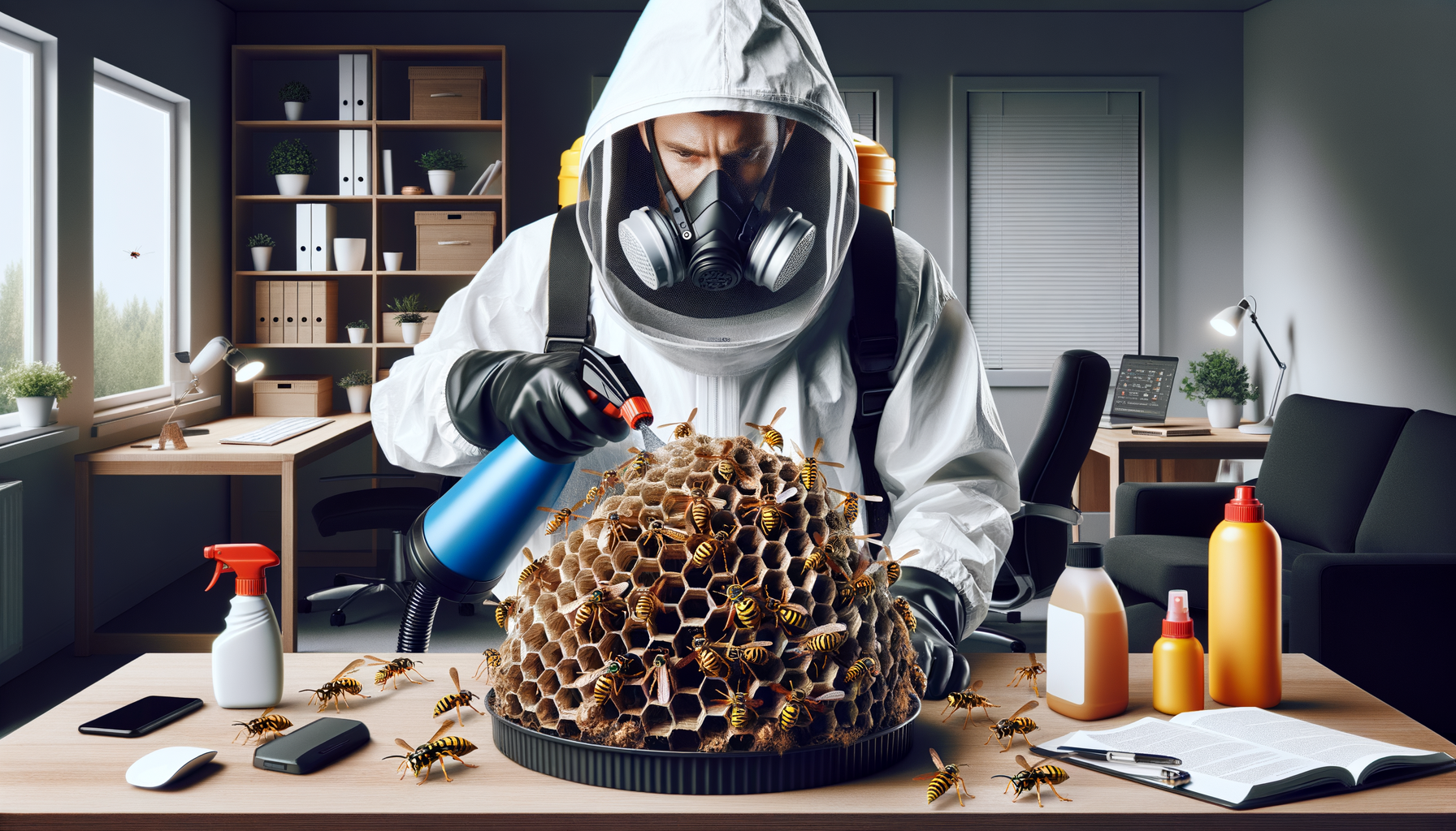 Wasp and bee nest removal repair guide