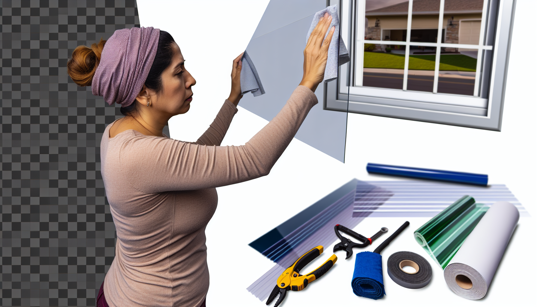 Energy-saving window film installation repair guide