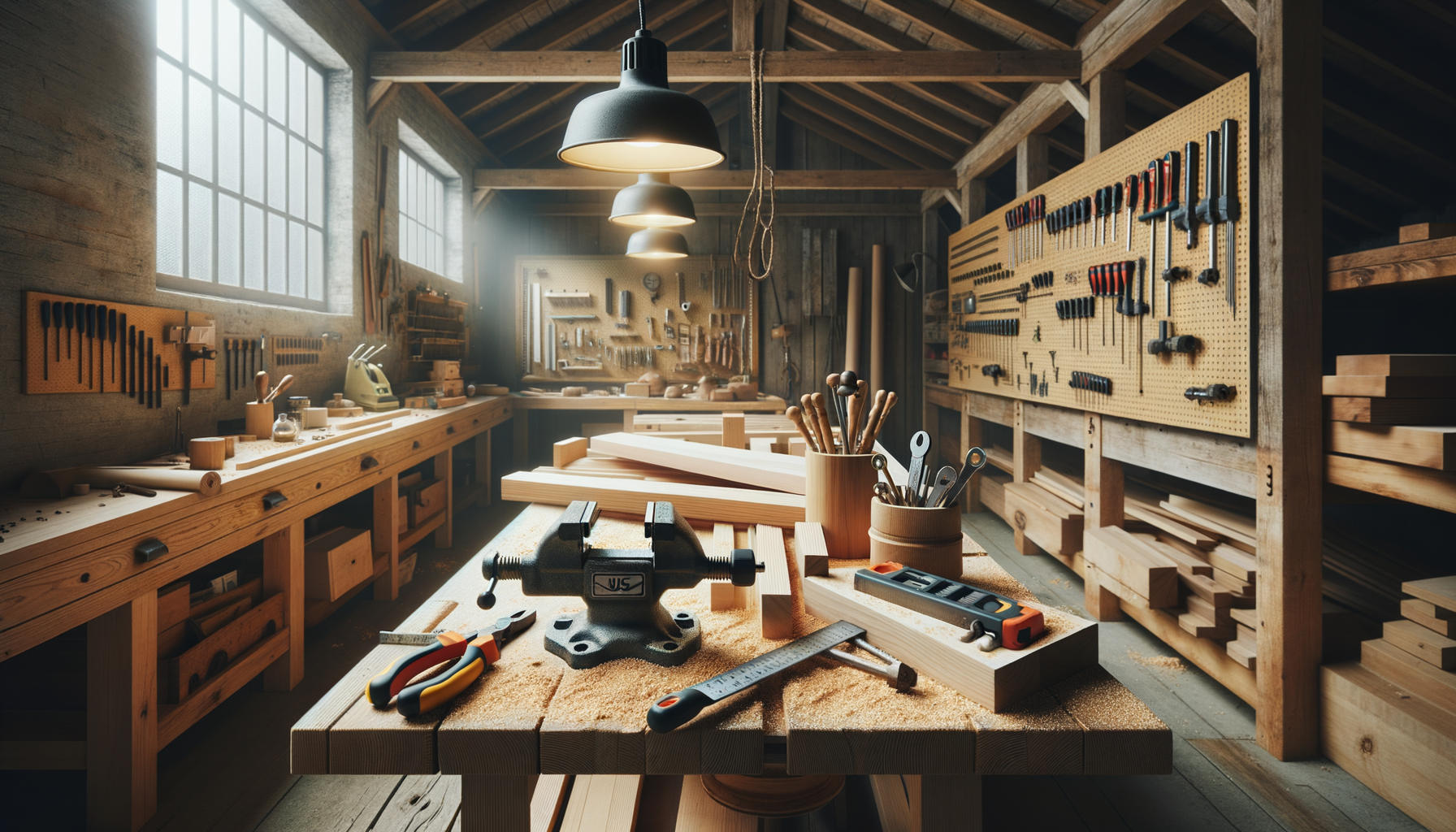 Workshop workbench construction repair guide