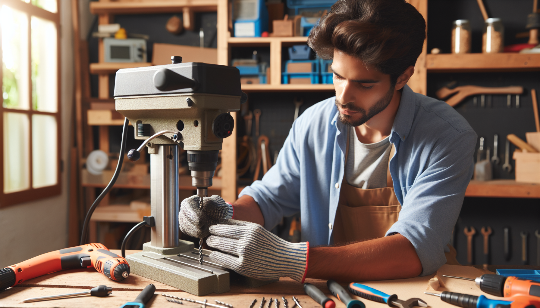 Drill press setup and maintenance repair guide