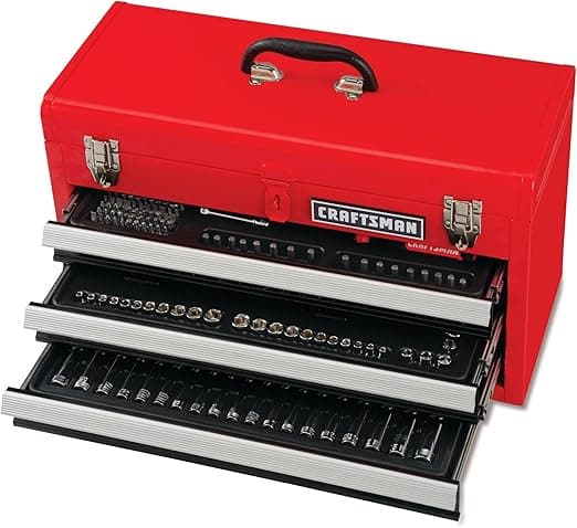 CRAFTSMAN Mechanics Tool Set, 215 Piece - Professional tool review