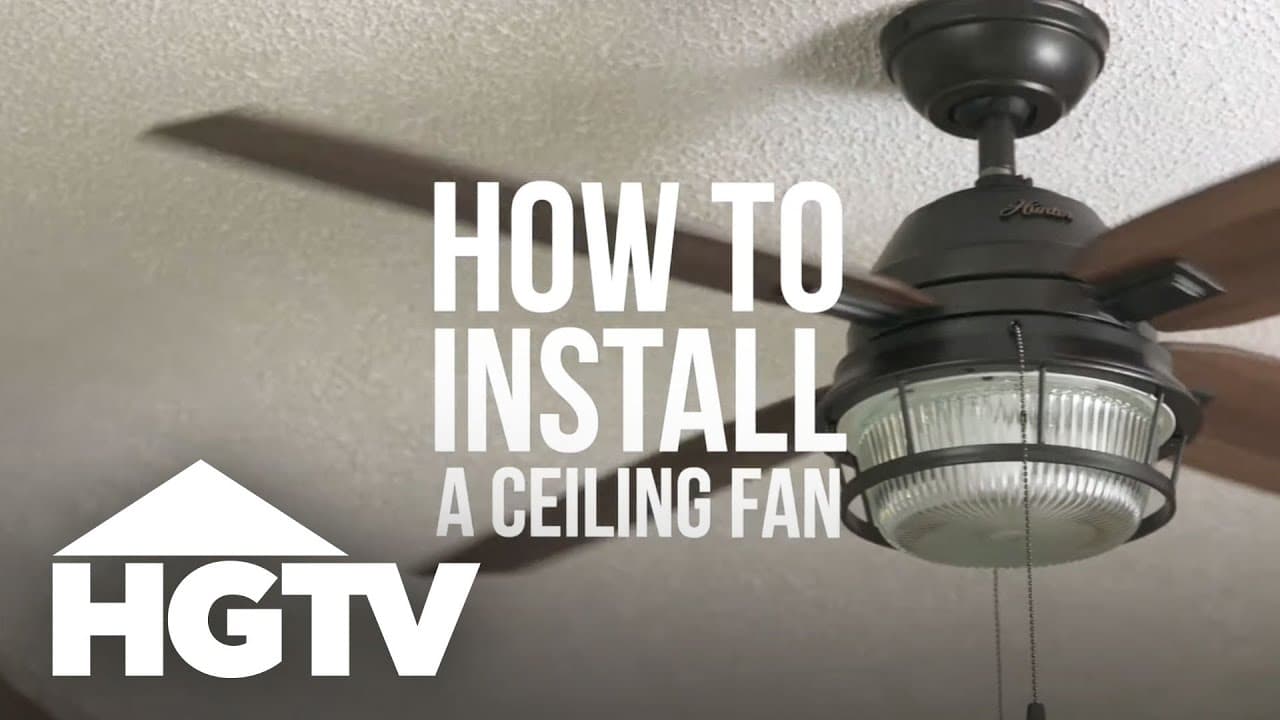 How to Install a Ceiling Fan video thumbnail