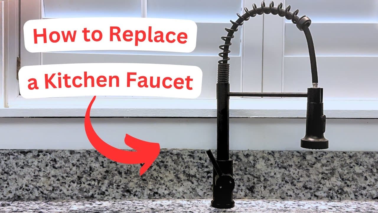 How to Replace a Kitchen Faucet video thumbnail