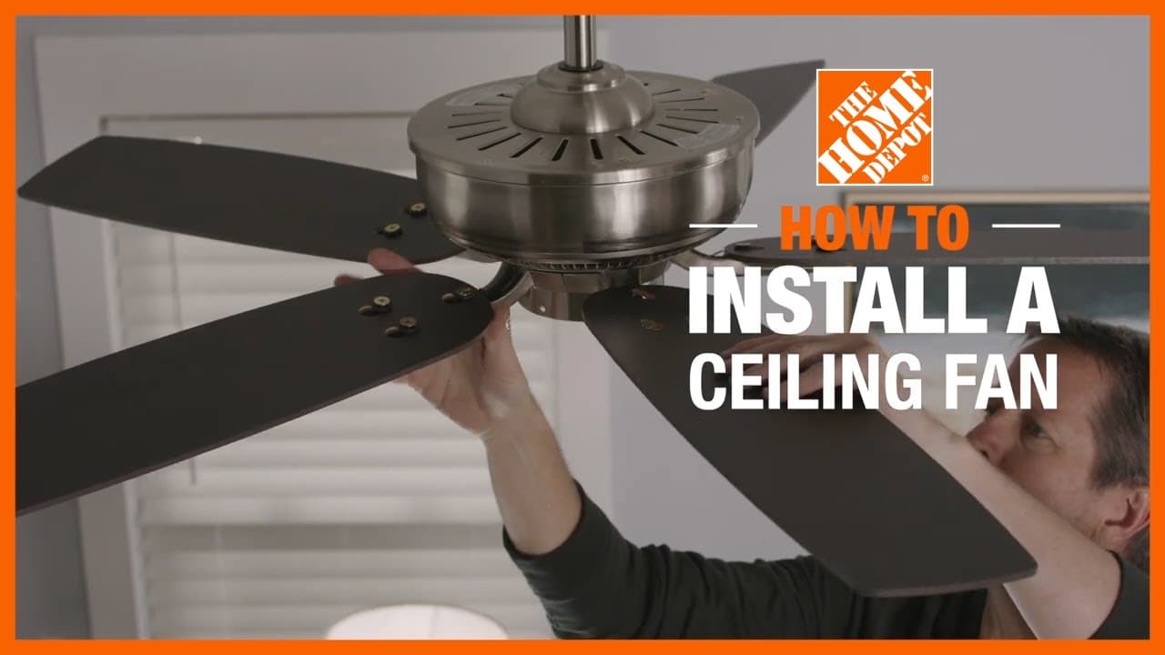 How to Install a Ceiling Fan video thumbnail