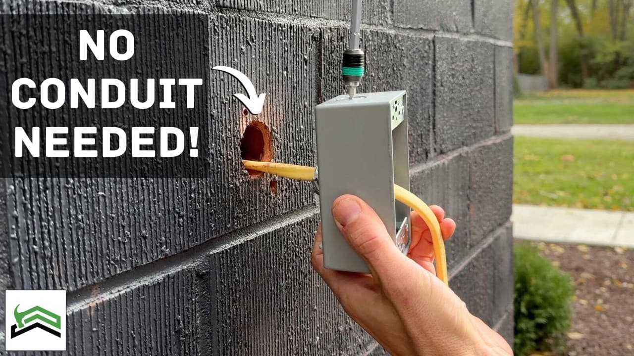 How to Install an Exterior GFCI Outlet video thumbnail