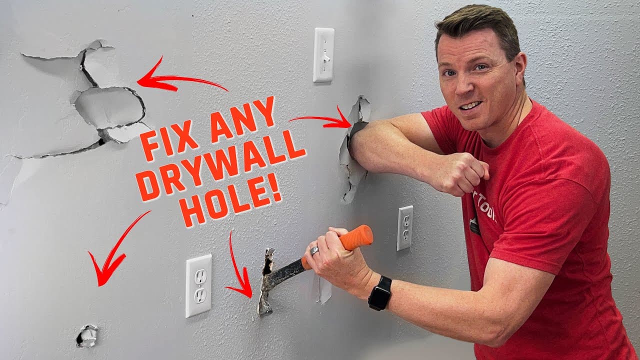 How to Fix Holes in Drywall video thumbnail